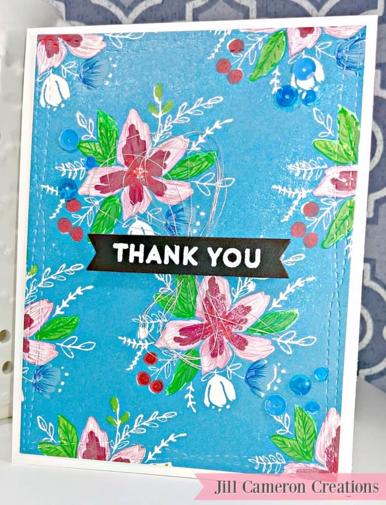 Thank You Card for the Color Throwdown Challenge 467