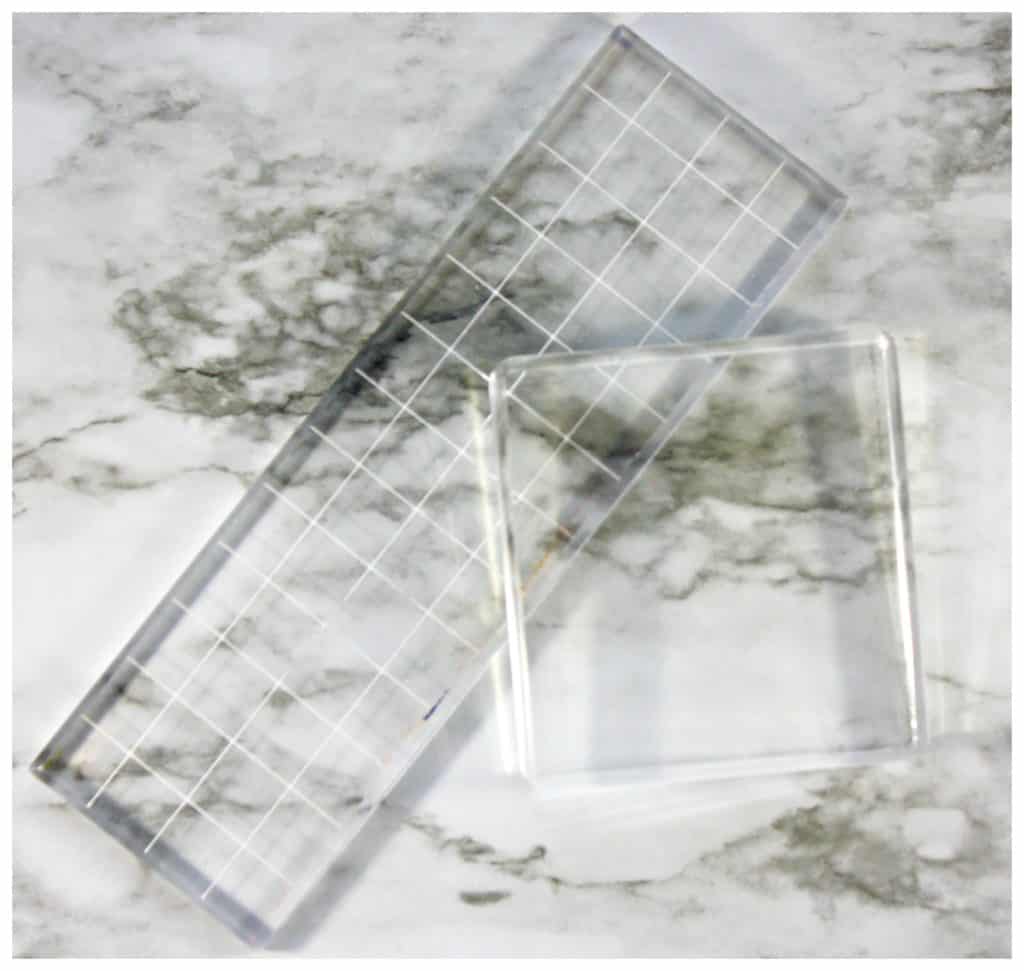 Stamping Tools - Acrylic Blocks