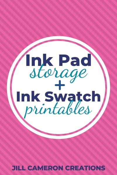 Ink Pad Storage Ink Swatch Printable