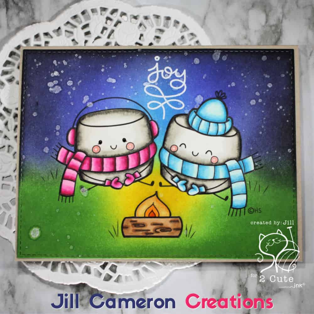 How-to: Ink Blend a Background when using digital stamps