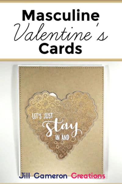 Masculine Valentine’s Day Card