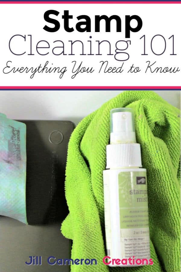 Stamp Cleaning 101 Learn everything you need to know about how to clean your crafty stamps. Click for more information. #handmadecard #diycard #cleanstamps