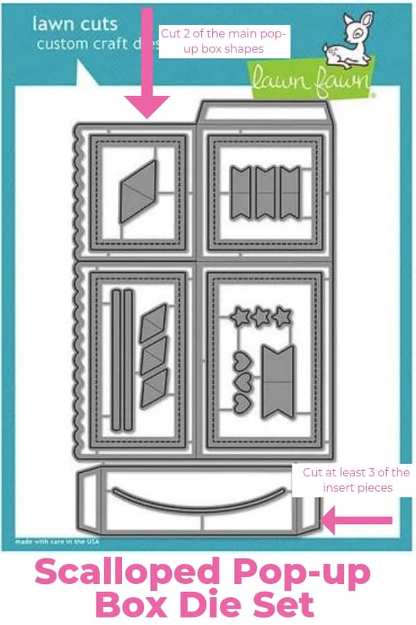 Scalloped Pop-up Box Die Set