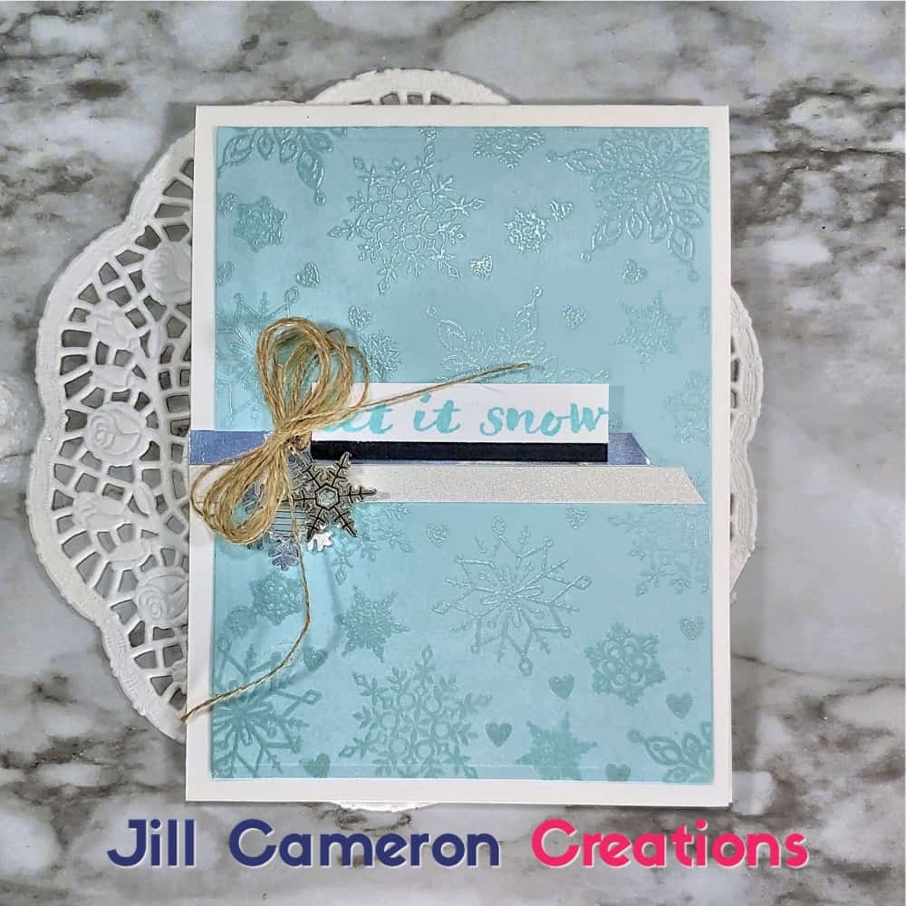 Subtel Embossed Background for any card