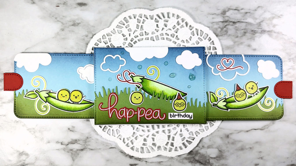 Double Slider Surprise Hap-pea Birthday