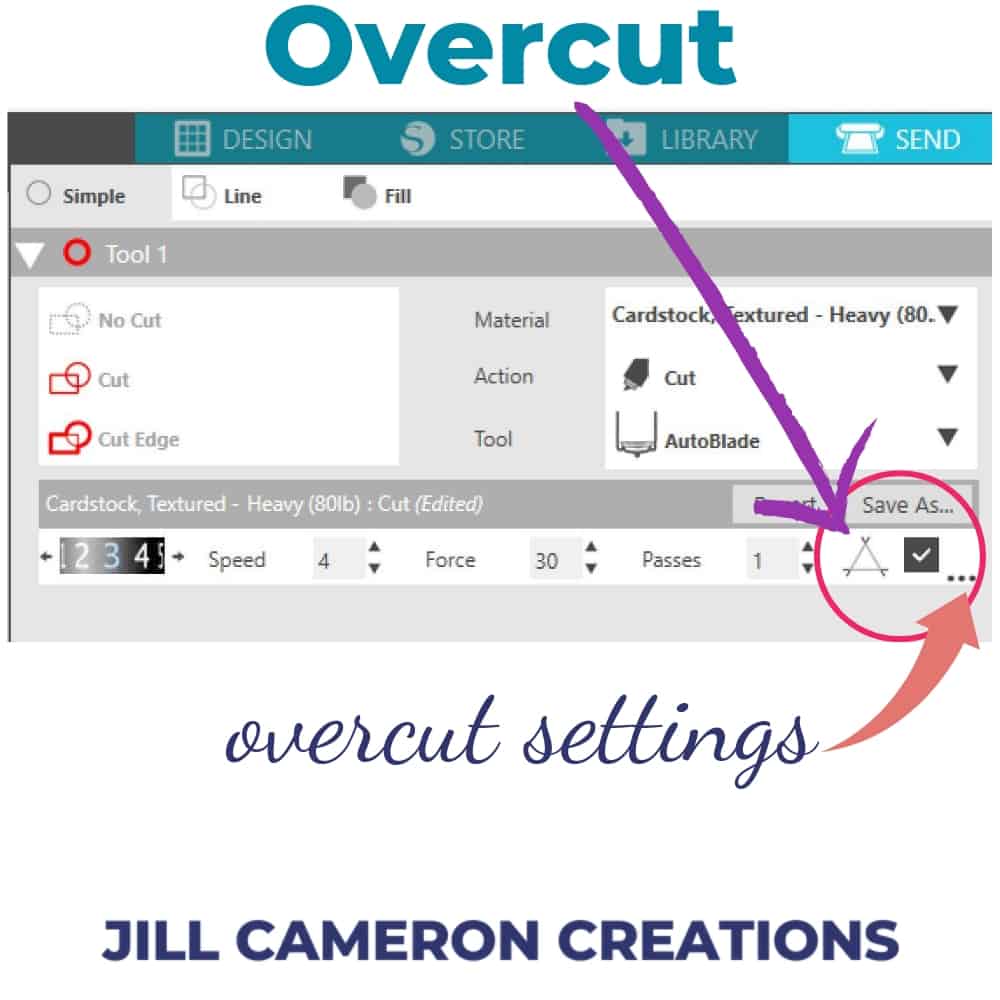 Silhouette Studio Overcut Feature