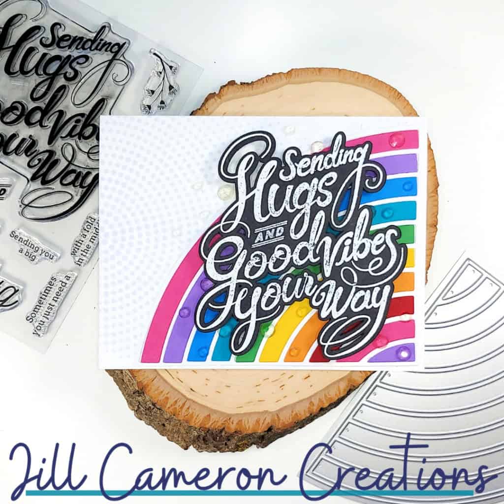Positive Vibes with Pinkfresh Rainbow Die