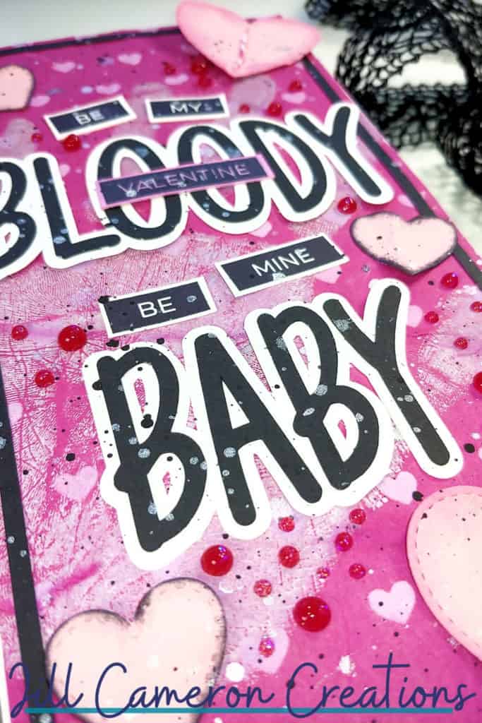 Song Inspired Card Bloody Valentine by MGK