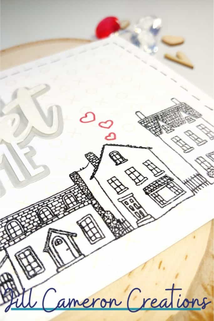 song inspired card home sweet home by motley using concord & 9th stamps