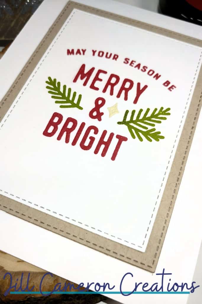 5 clean and simple christmas cards using minimal supplies Concord & 9th