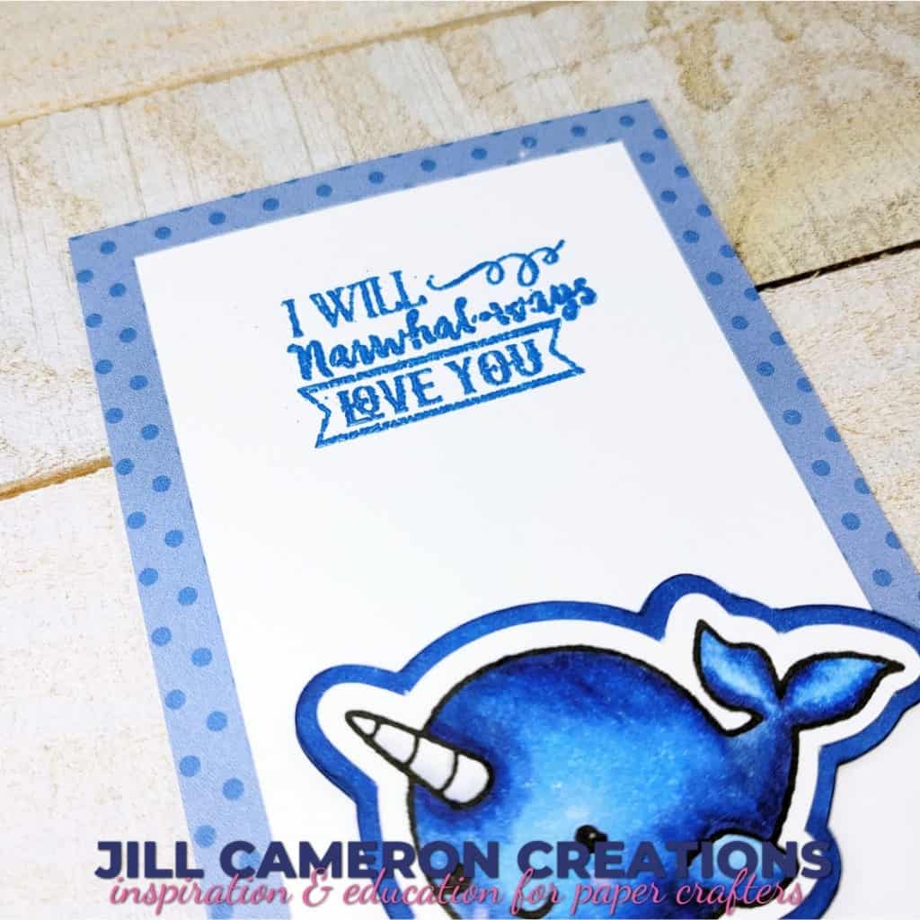 Tiny Valentine with Non Valentine Stamps