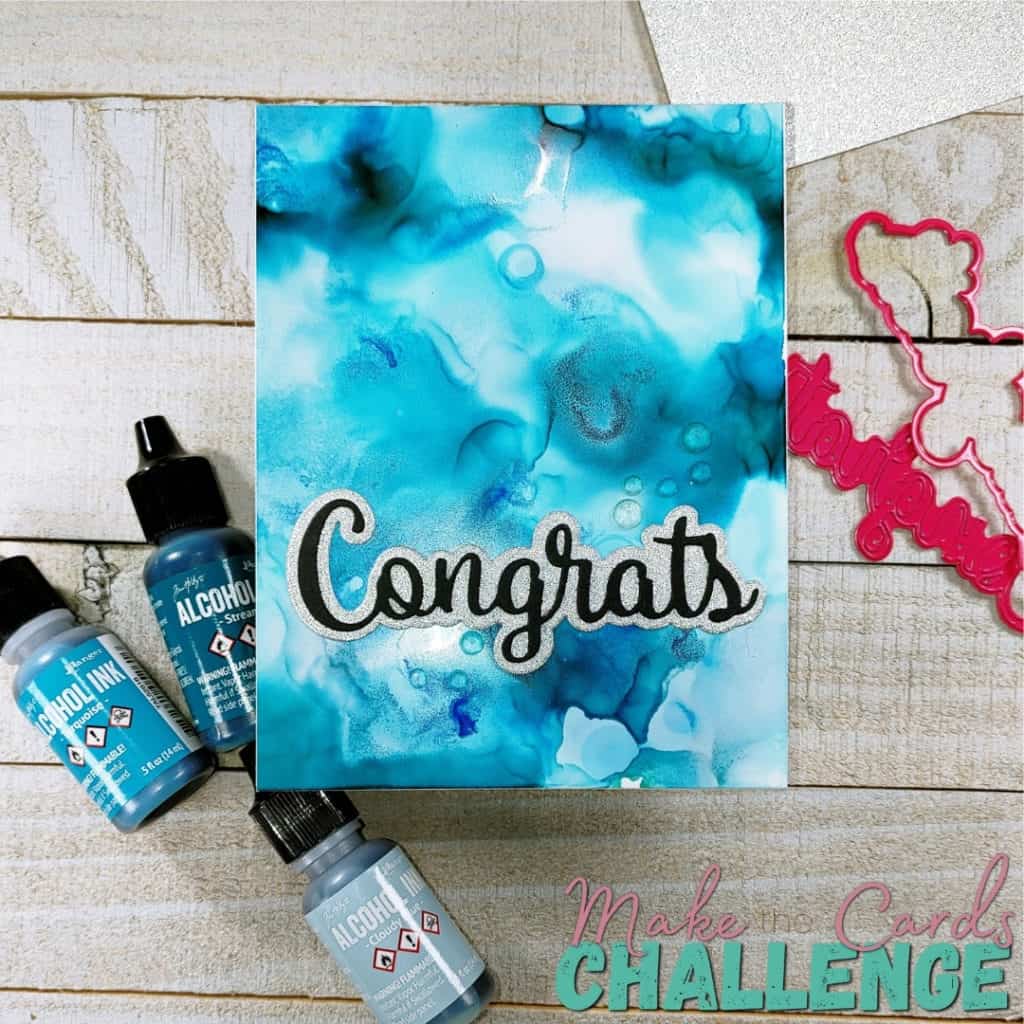 Make the Cards Challenge 3 Congratulations Theme