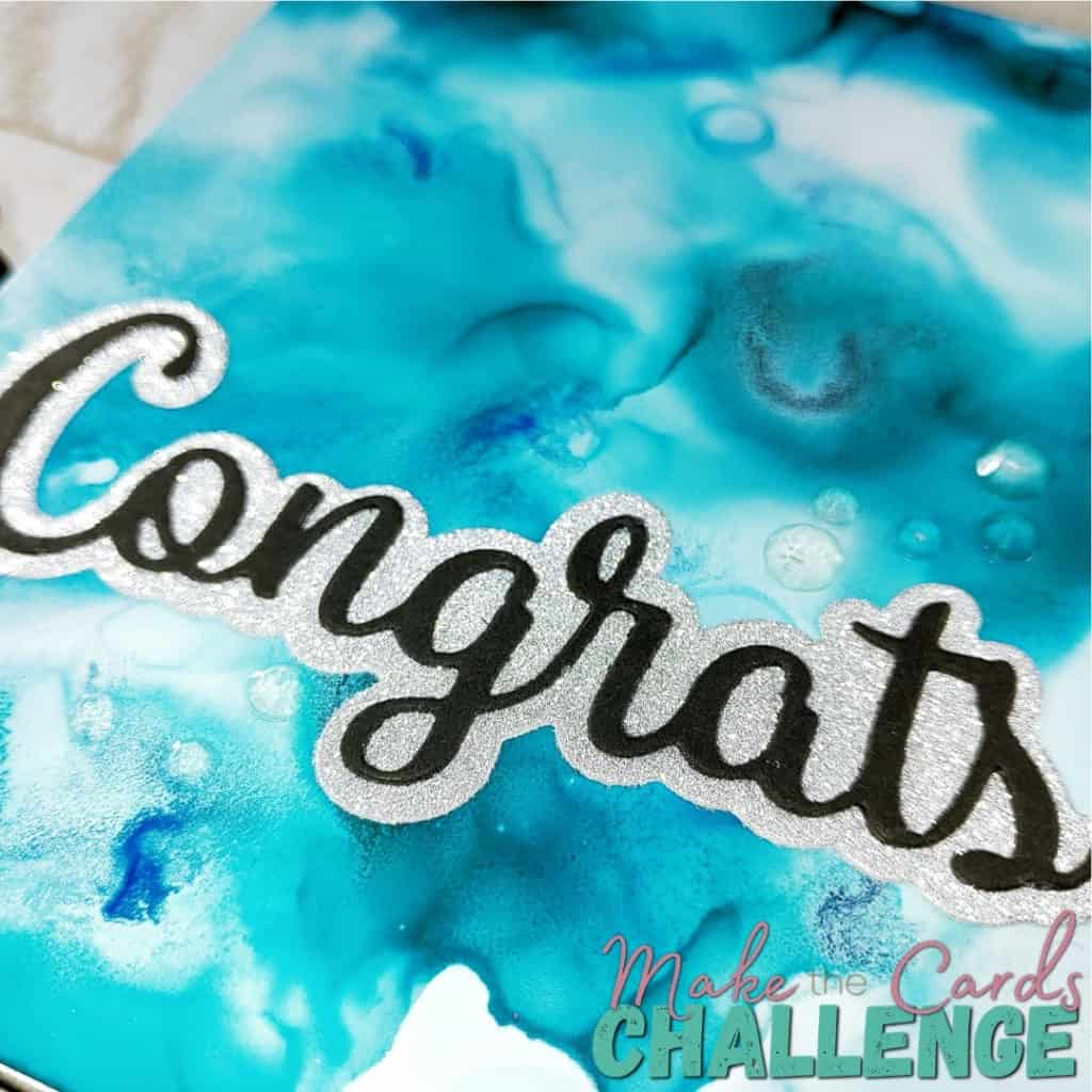 Make the Cards Challenge 3 Congratulations Theme