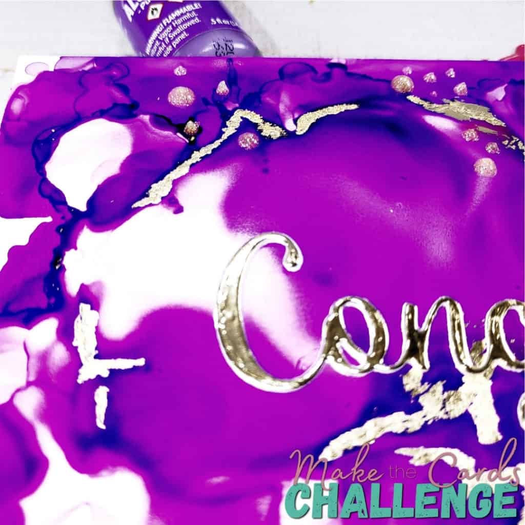 Make the Cards Challenge 3 Congratulations Theme