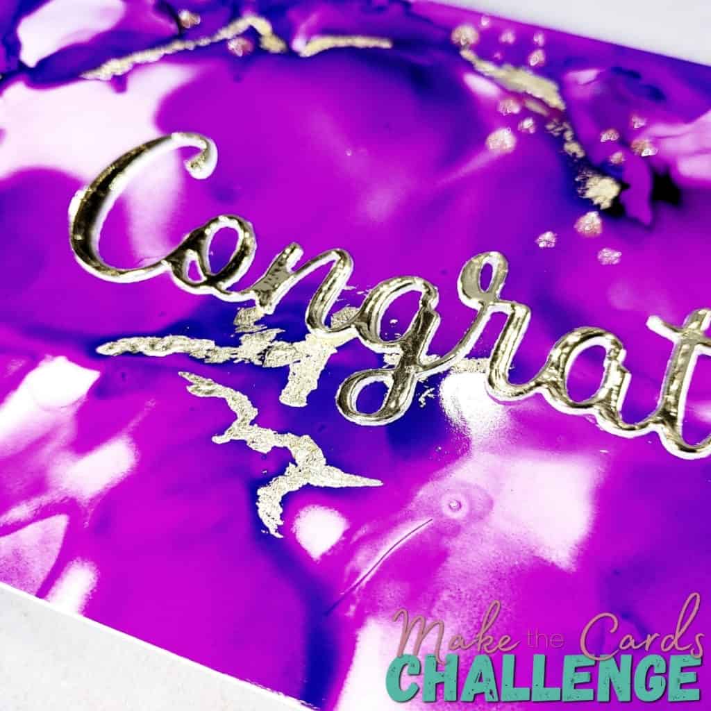 Make the Cards Challenge 3 Congratulations Theme