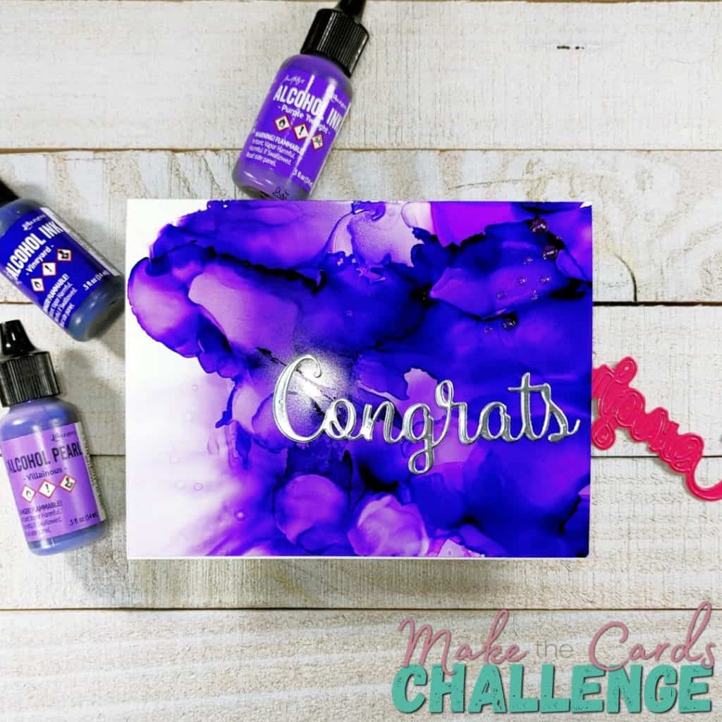 Make the Cards Challenge 3 Congratulations Theme