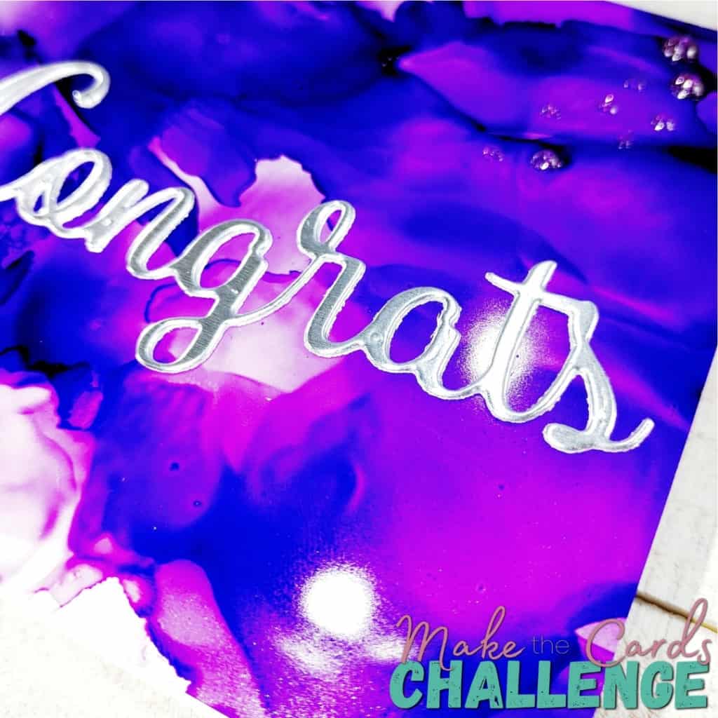 Make the Cards Challenge 3 Congratulations Theme