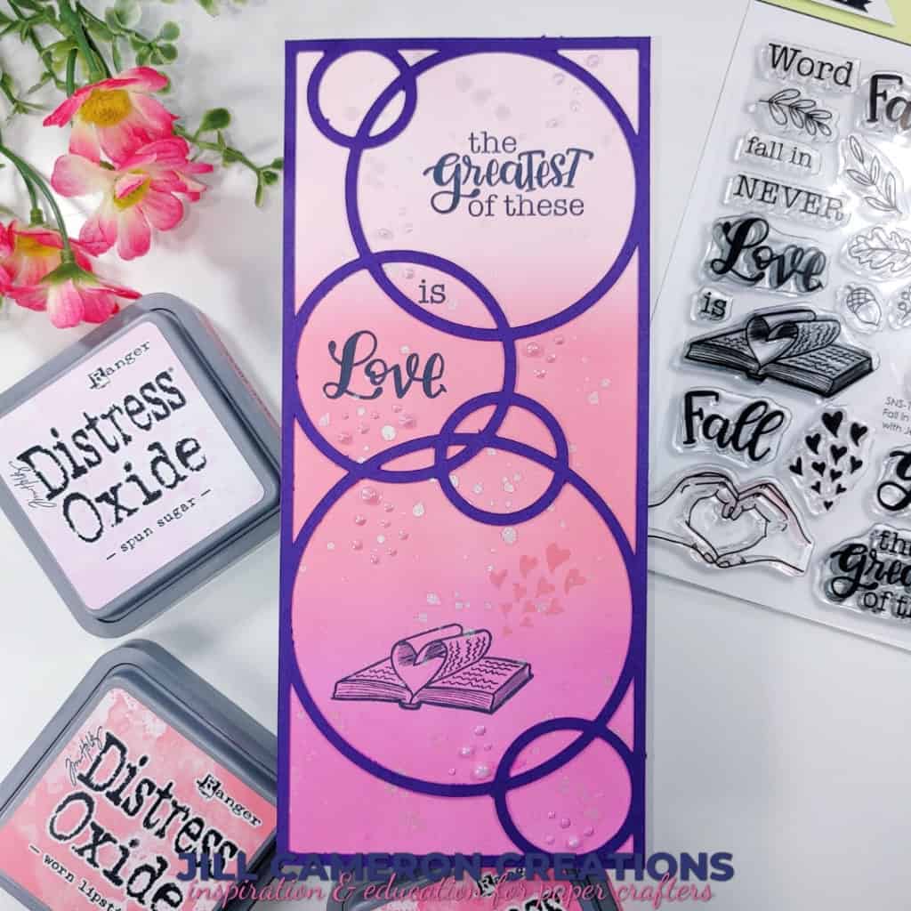 Slimline Circle Background SVG for Silhouette & Cricut