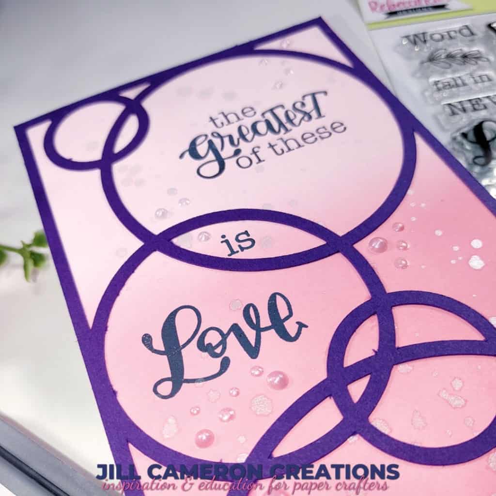 Slimline Circle Background SVG for Silhouette & Cricut
