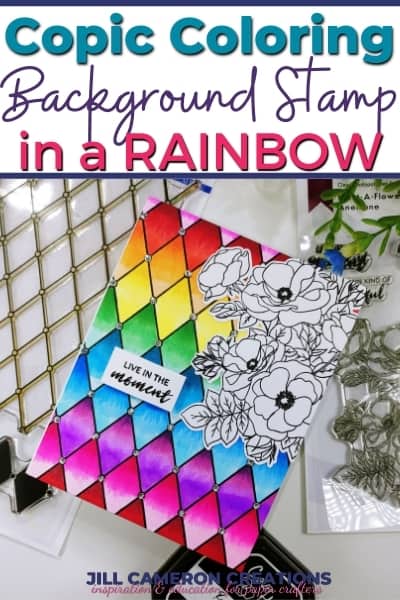 Rainbow Diamond Background