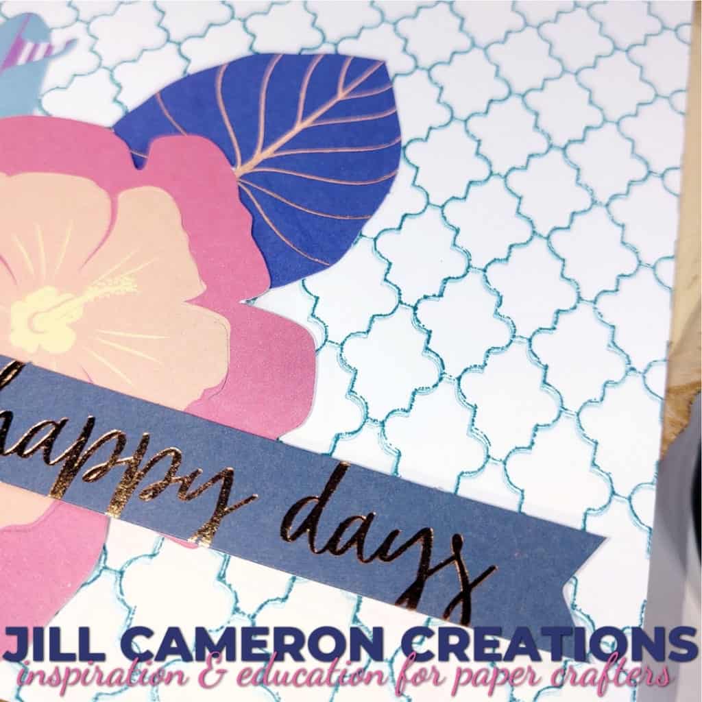 Dry Embossing with Folders and Dies card 4