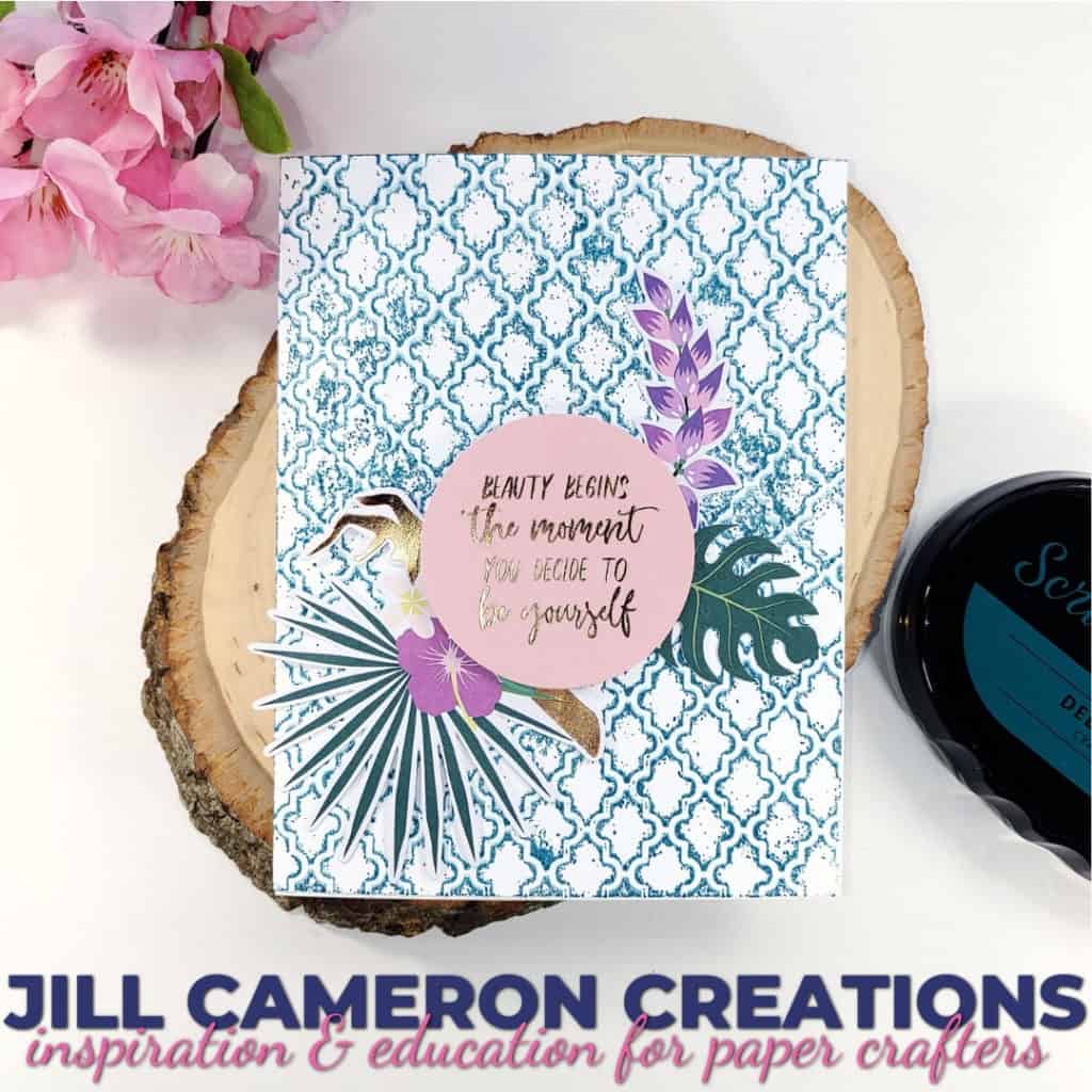 Dry Embossing with Folders and Dies card 5
