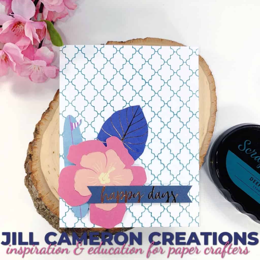 Dry Embossing with Folders and Dies card 4