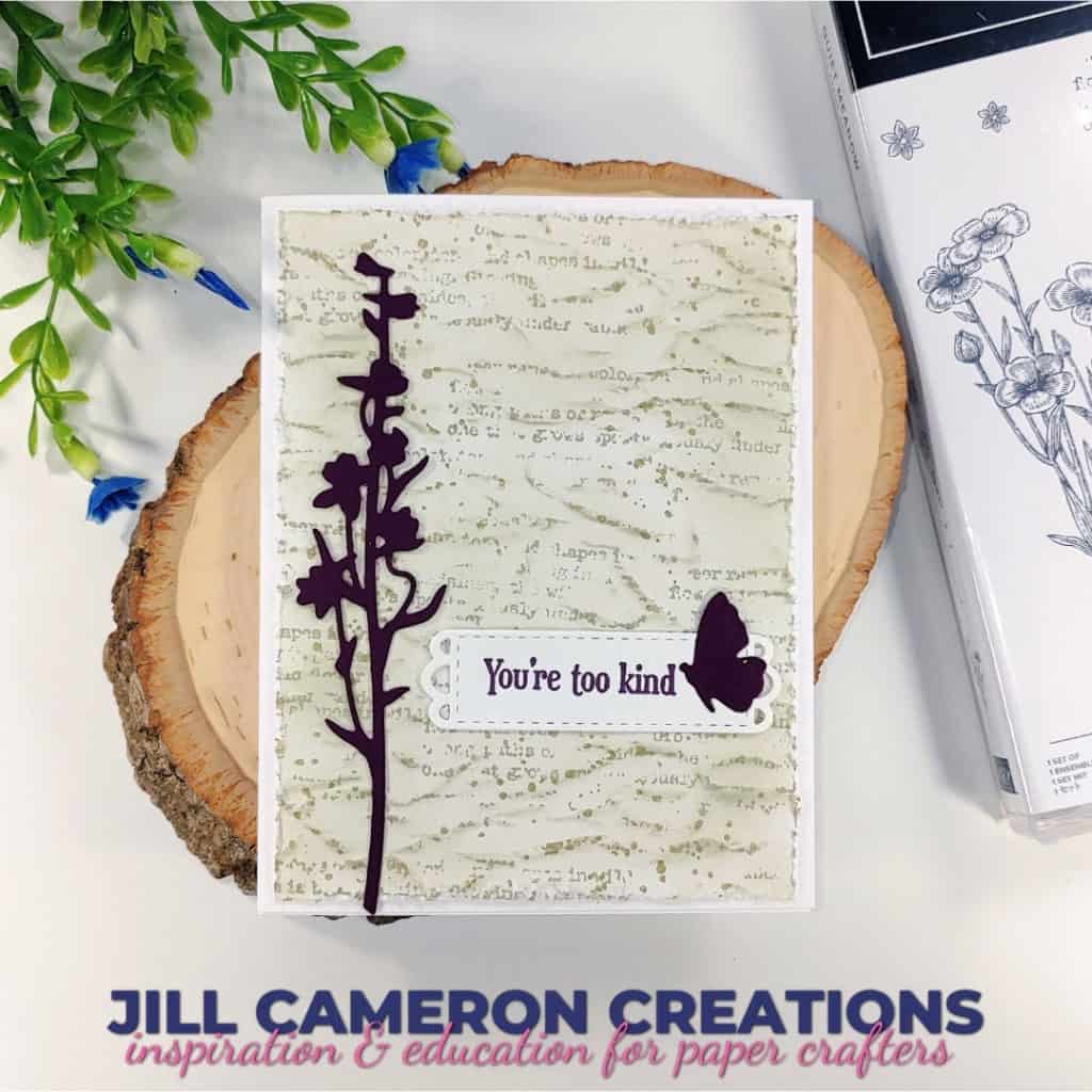 Dry Embossing with Folders and Dies card 2
