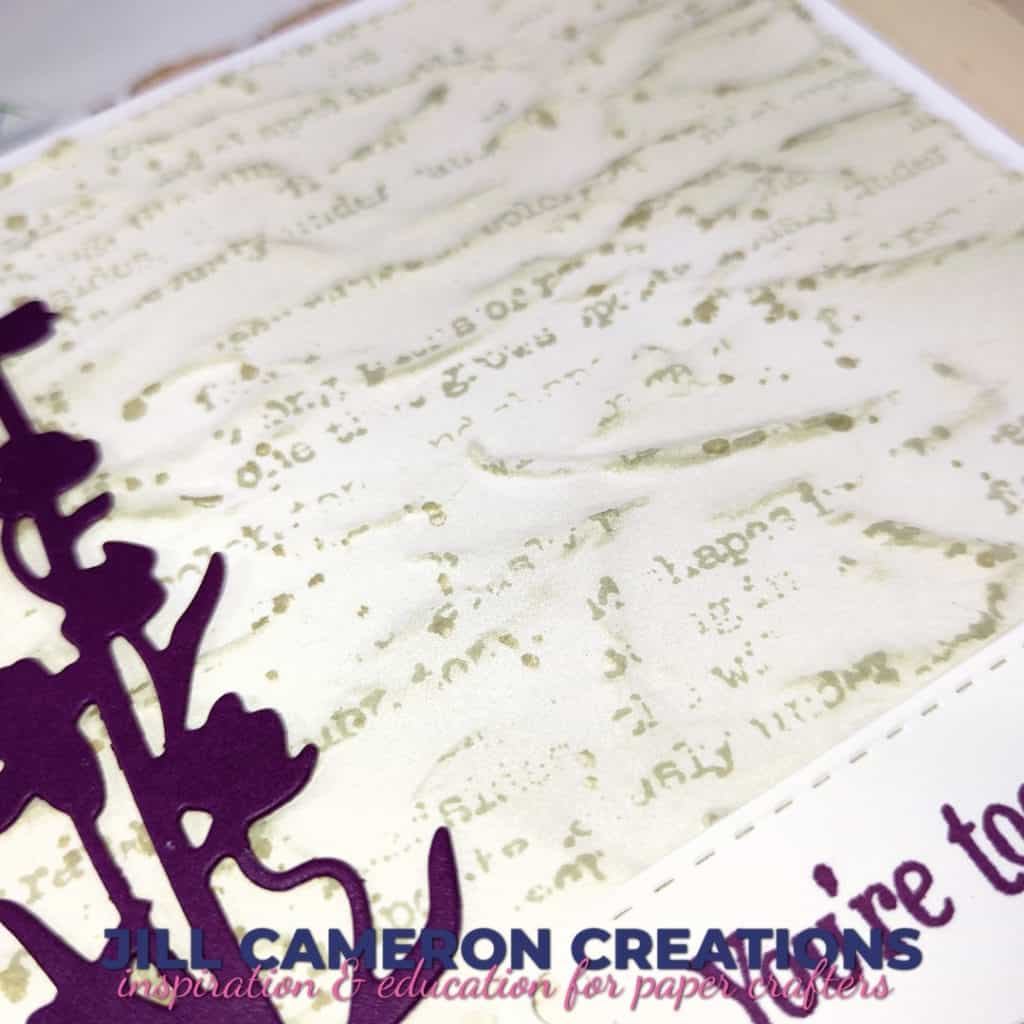 Dry Embossing with Folders and Dies card 2