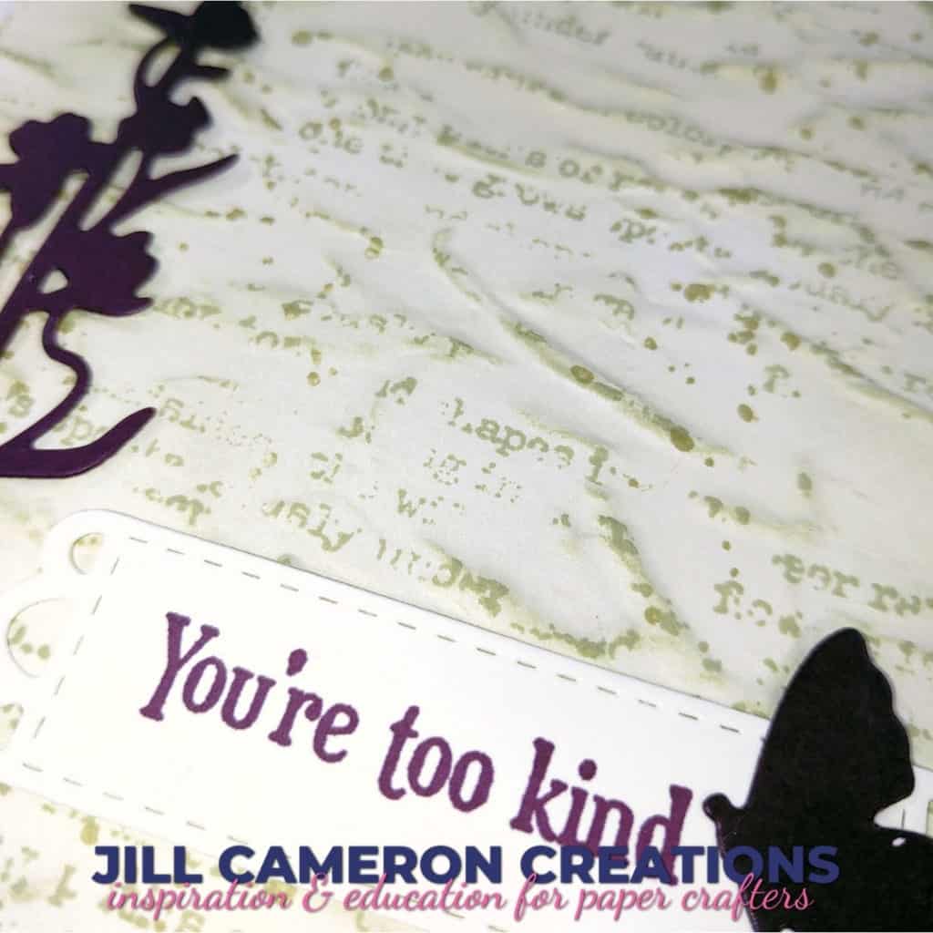 Dry Embossing with Folders and Dies card 2