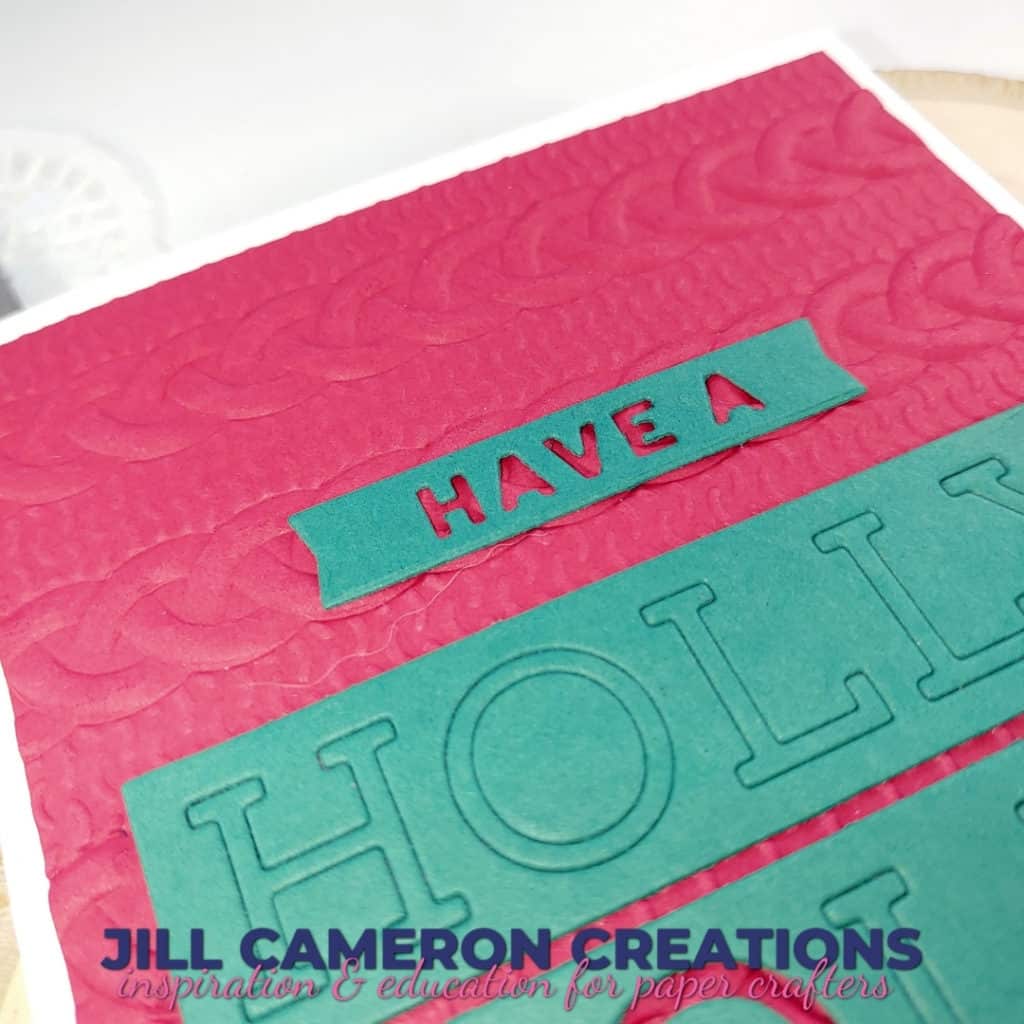 7Dry Embossing with Folders and Dies card 3