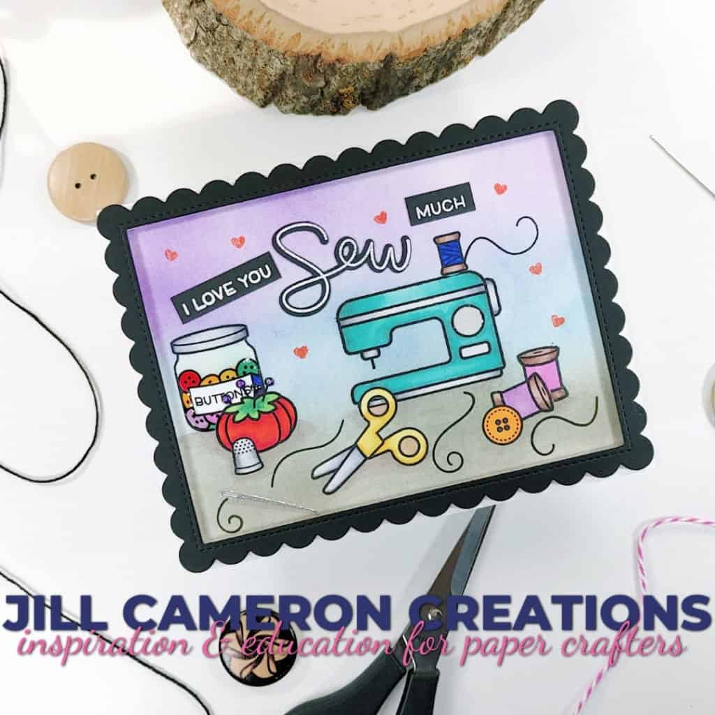 How to Stamp a One Layer Card