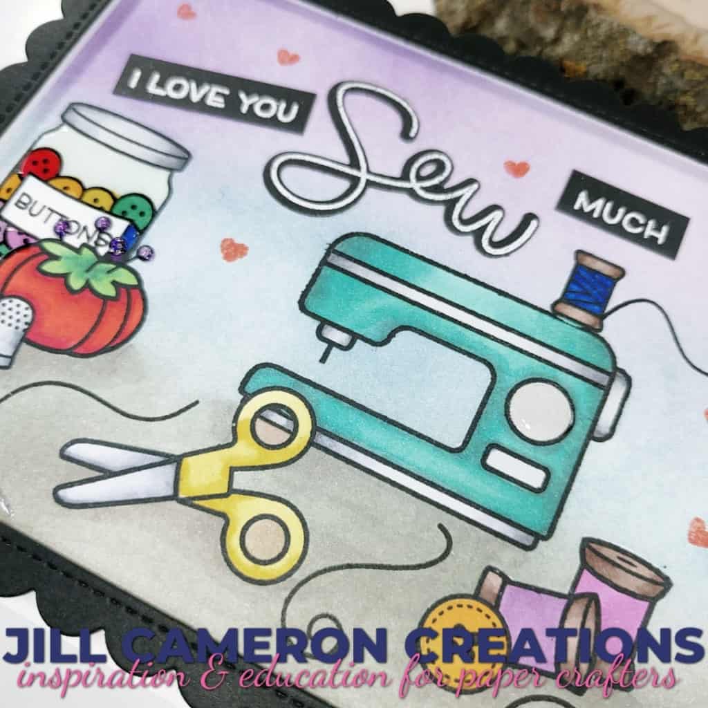 How to Stamp a One Layer Card