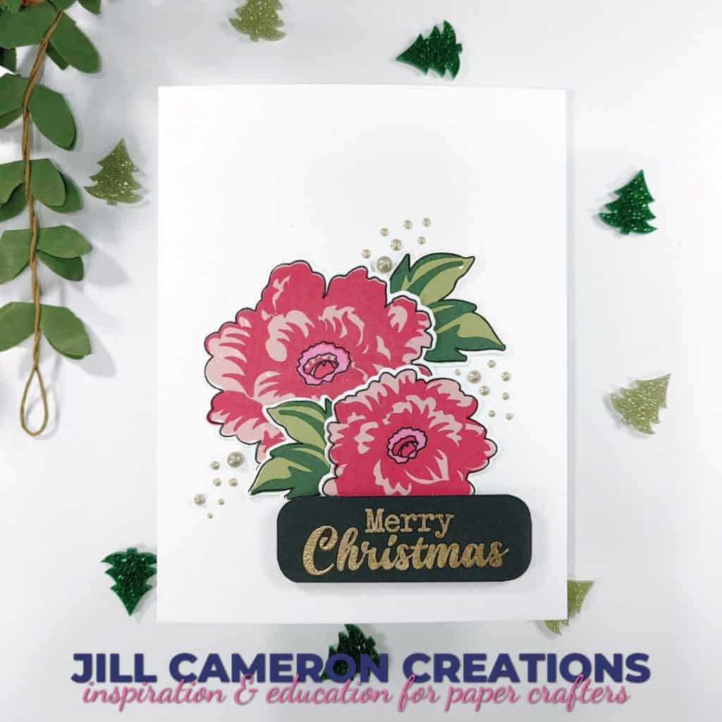 Alternate Colors & Stamps for Christmas Cards