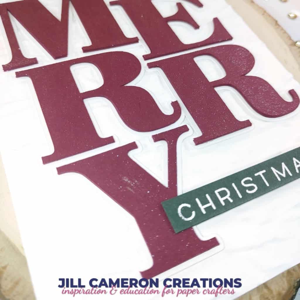 Merry SVG for Christmas Cards