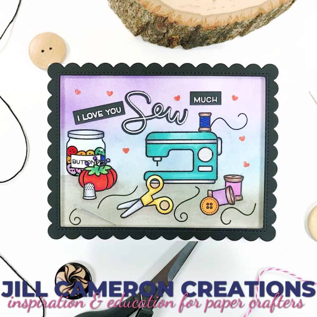 How to Stamp a One Layer Card
