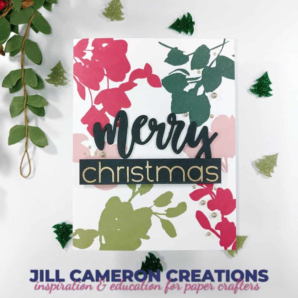 Alternate Colors & Stamps for Christmas Cards