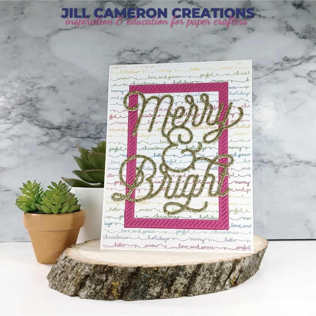 Patterned Paper Christmas Cards Cover