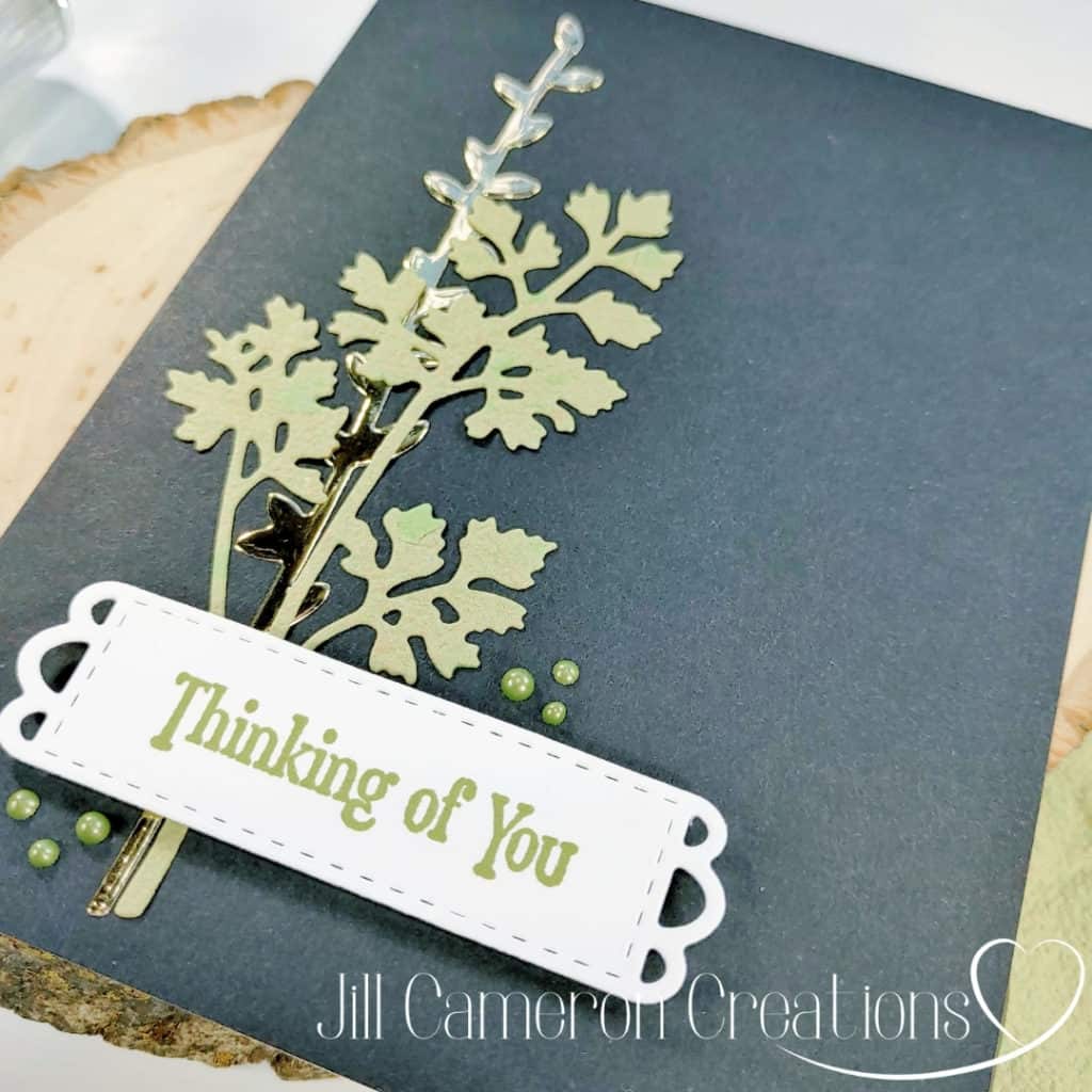 Simple Encouragement Card using Handmade Paper