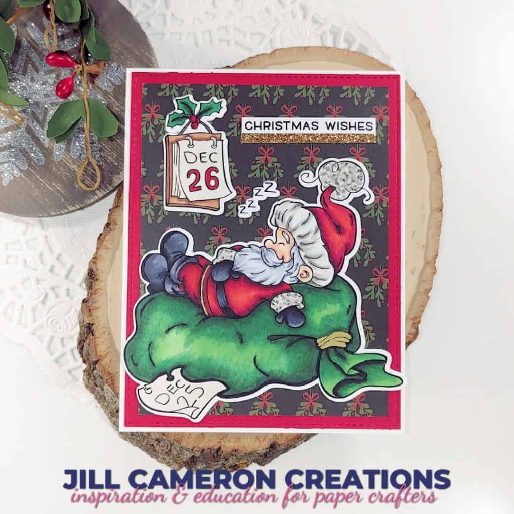 Copic Coloring Santa the Day After Christmas