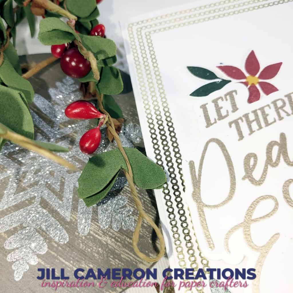 Foil Quill Border for Slimline Cards