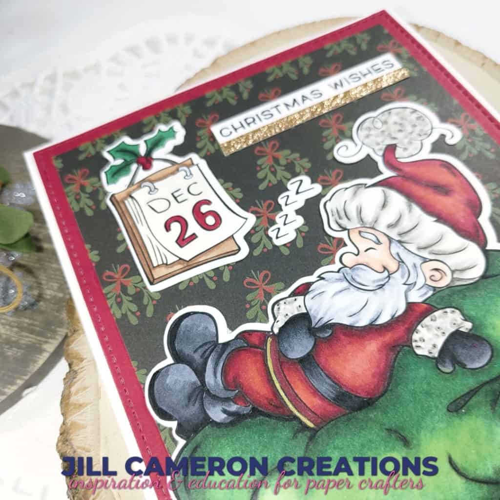 Copic Coloring Santa the Day After Christmas