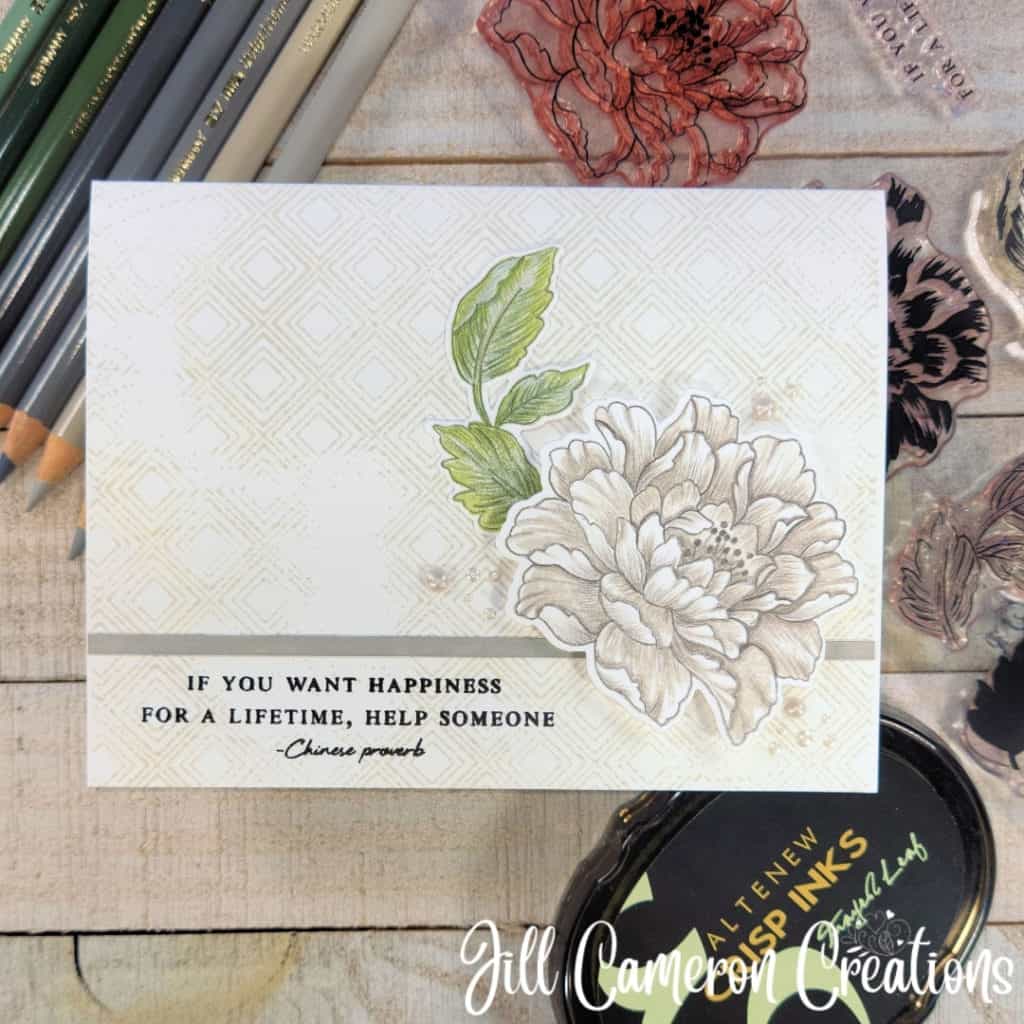 Faux Hand Drawn Flower