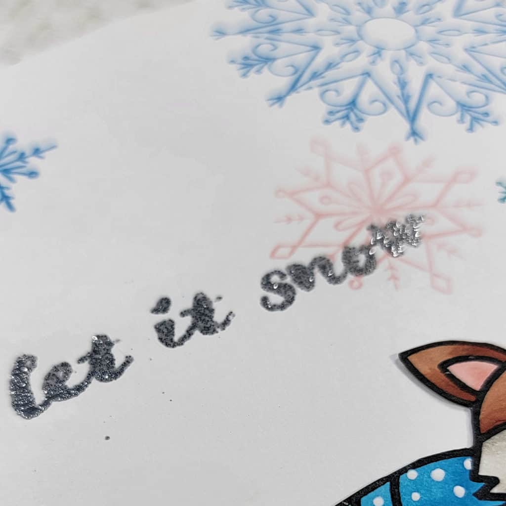Winter Fox Card