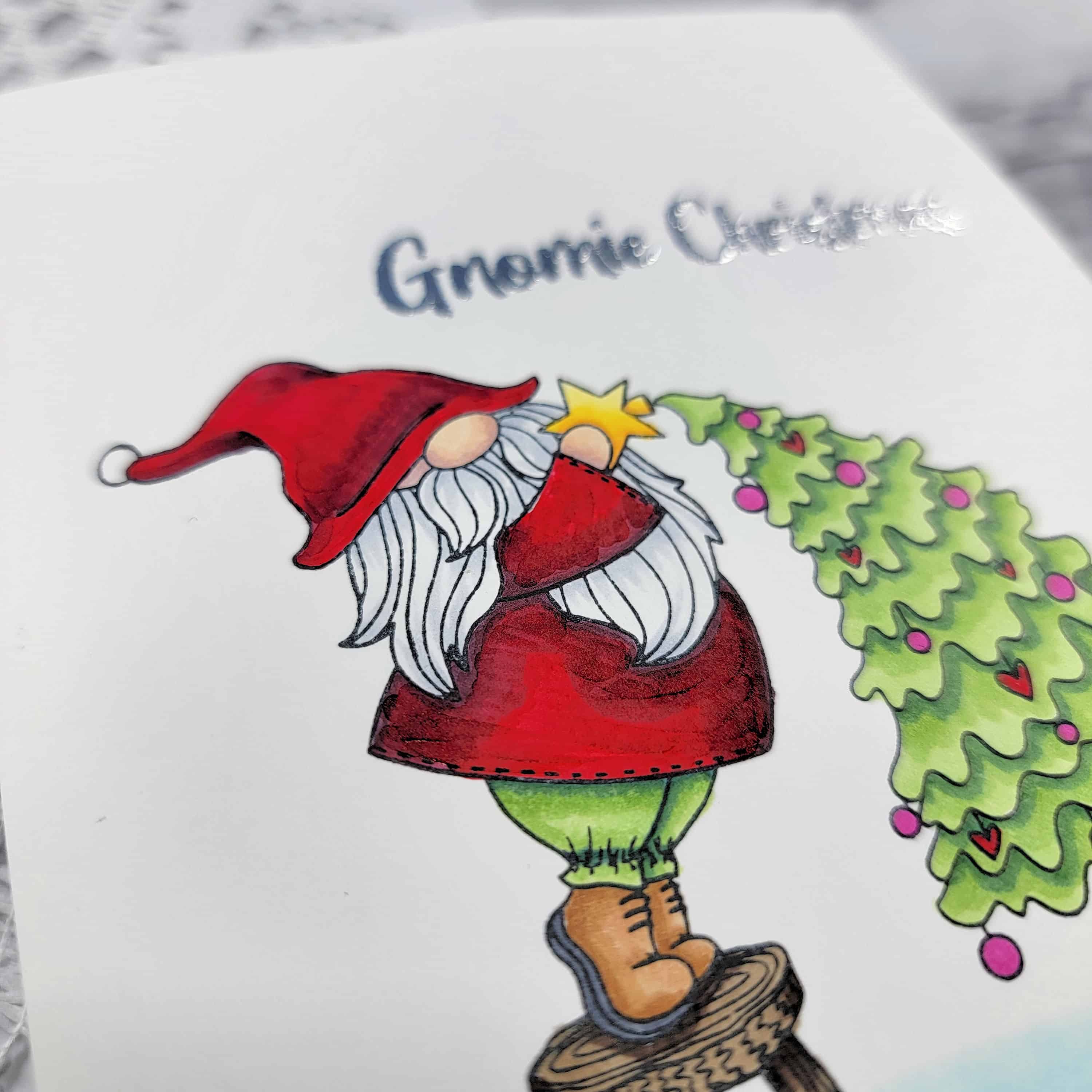 Gnomie Christmas Copic Coloring