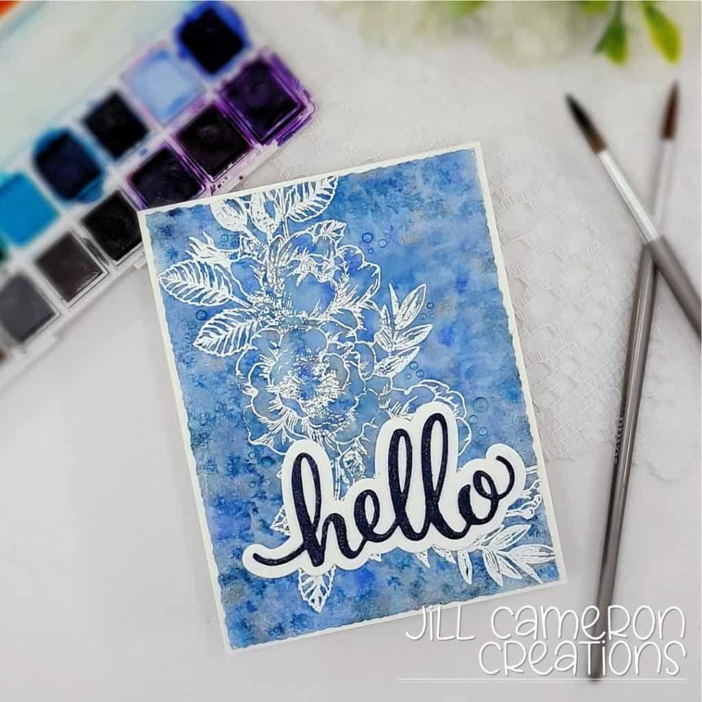 Faux Marble Watercolor Backgrounds