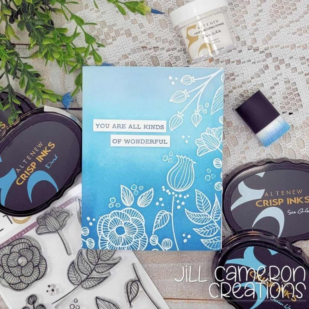 Simply Heat Embossing Card 1
