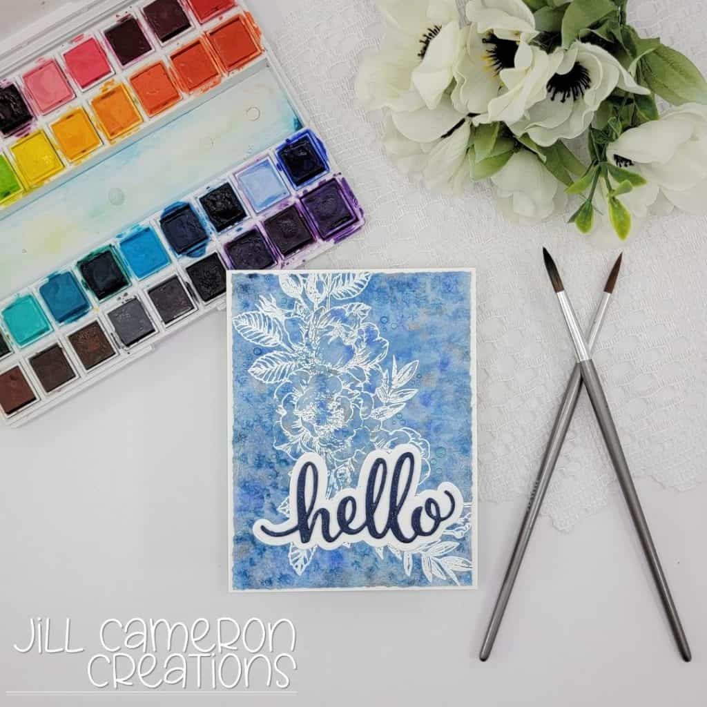 Faux Marble Watercolor Backgrounds