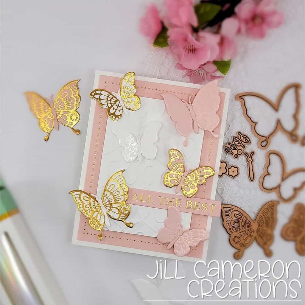 Spellbinders Glimmer Edge Butterflies Spring 2022