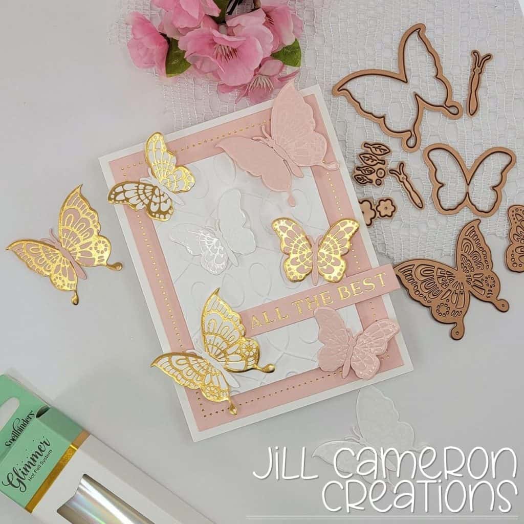 Spellbinders Glimmer Edge Butterflies Spring 2022